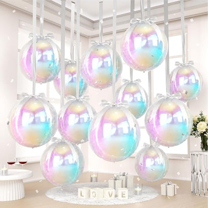 Iridescent Round Foil Balloons by FunHot