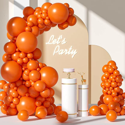 FOTIOMRG 110pcs Orange Balloon Garland Arch Kit, 18 12 10 5 inch Orange Latex by FOTIOMRG