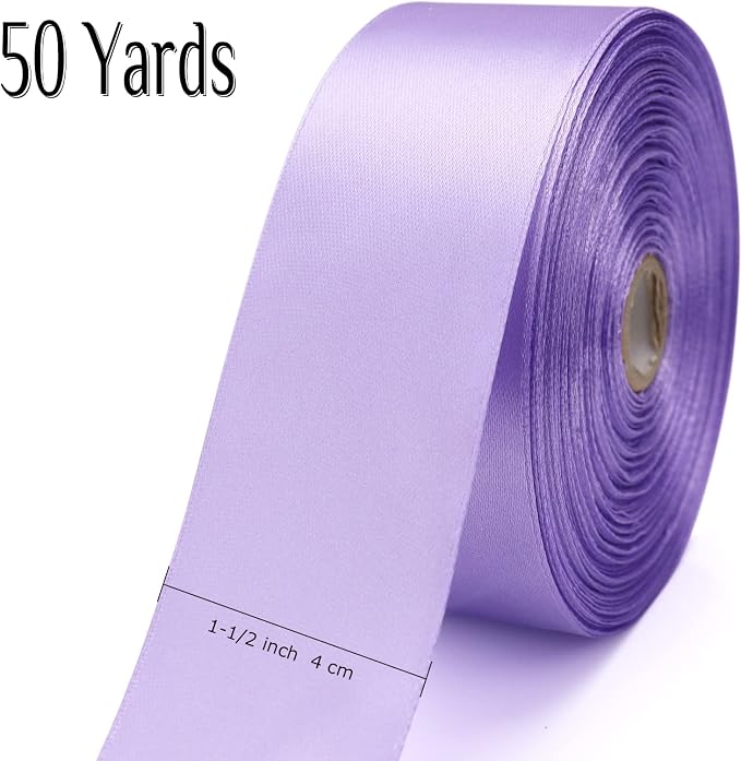 Nsilu 1-1/2 inch, Light Purple Ribbon - Image 2