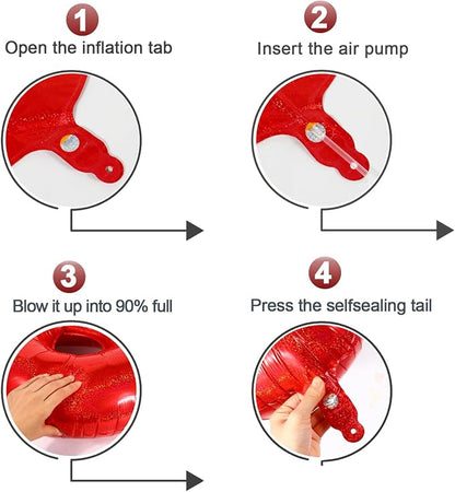 Laser Red 4 Balloon - Image 6