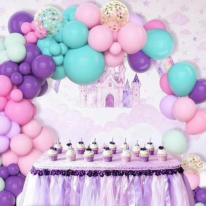 Amandir 153 Pcs Pink Purple Balloons Arch Garland Kit, Different Sizes 18 12 10 - Image 6