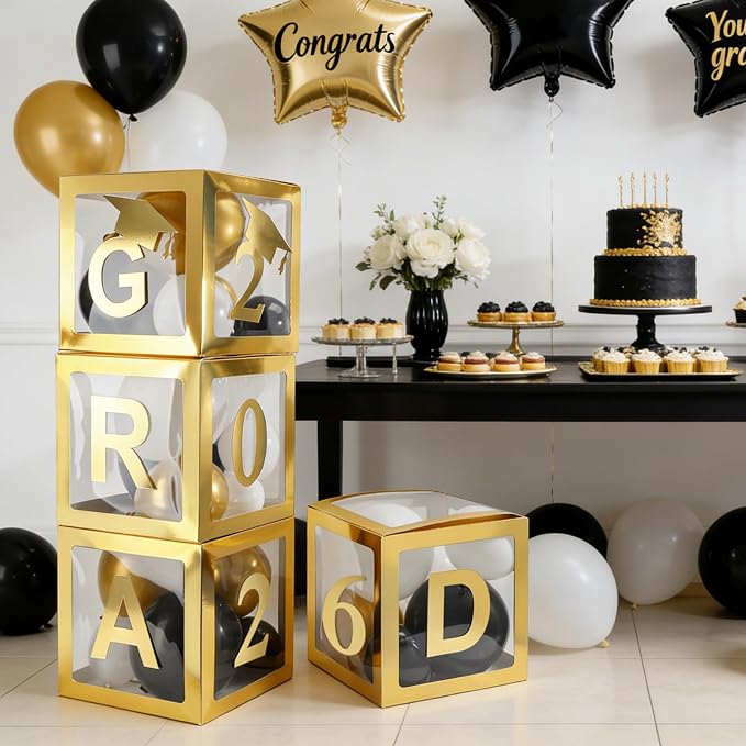 Fonder Mols 2026 Graduation Party Balloon Boxes, Graduation Decorations Class - Image 2