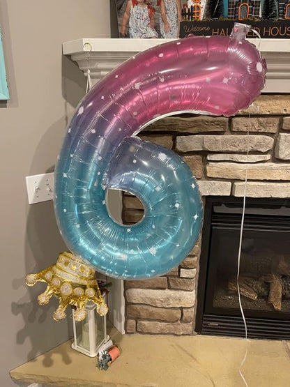 Number 7 Balloon 40 Inch for 7 17 Birthday Decorations, - Image 4