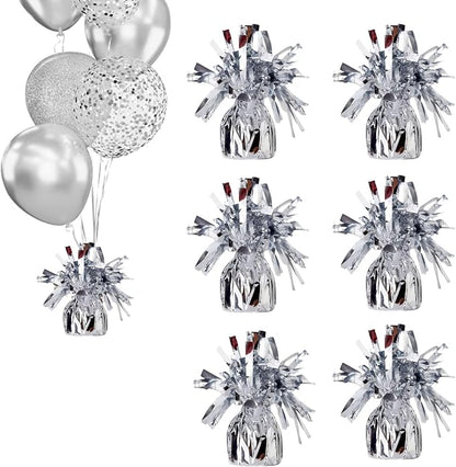 Balloon Weights Silver 6Pcs | Perfect by Unknown