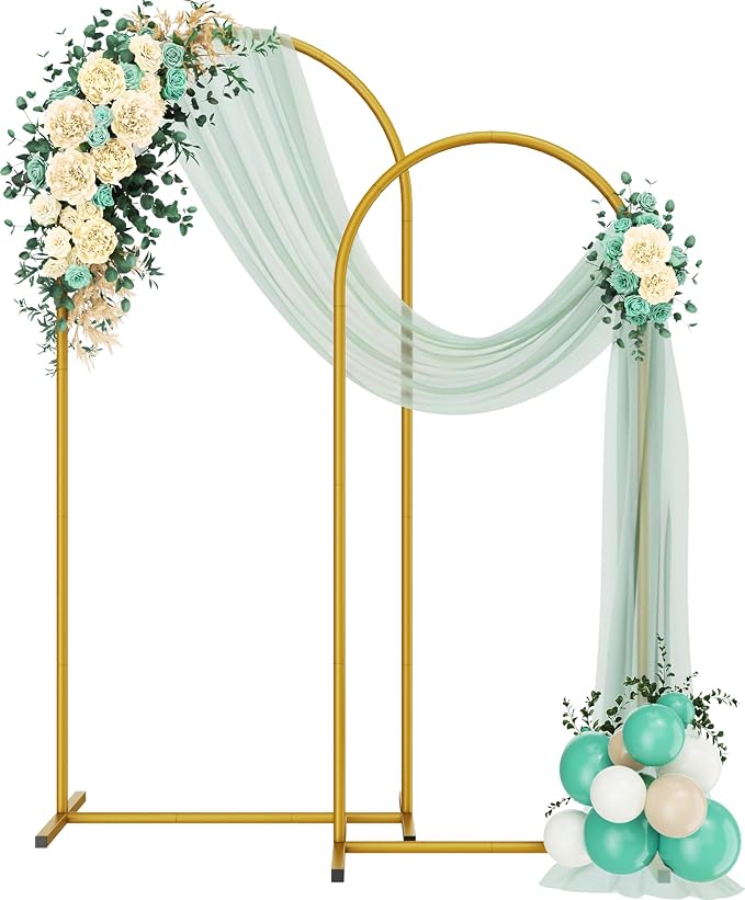 Metal Arch Backdrop Stand 2 Set, Baby Shower, Party Decor by Unknown