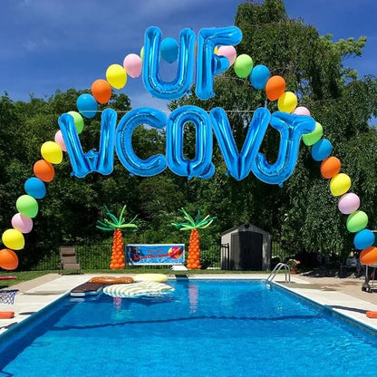 TONIFUL 40 Inch Large Blue Letter V Foil Balloons Alphabet Balloons | Giant - Image 4