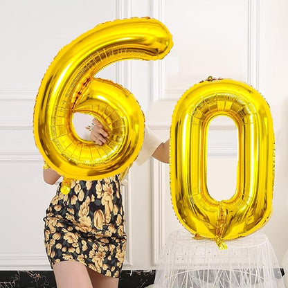 SINBEE Gold 40inch Number Balloon - Image 5