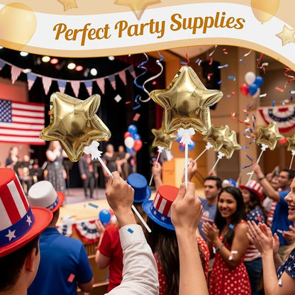 60 Pcs Mini Star Self Inflatable Balloons Bulk - Image 6