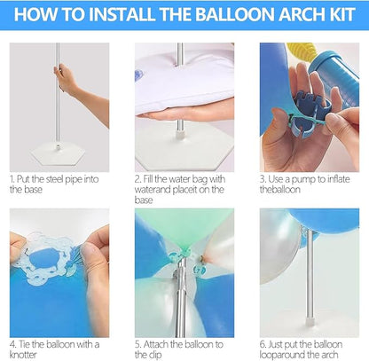 Balloon Arch Kit – 9FT Tall & 10FT Wide Adjustable Stand Frame - Image 4