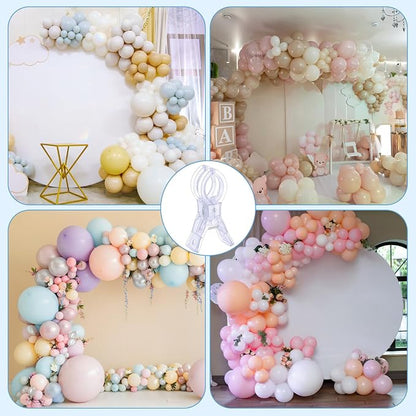 20pcs Balloon Arch Clips Transparent Large Plastic Backdrop Clips Spring Clamps - Image 5