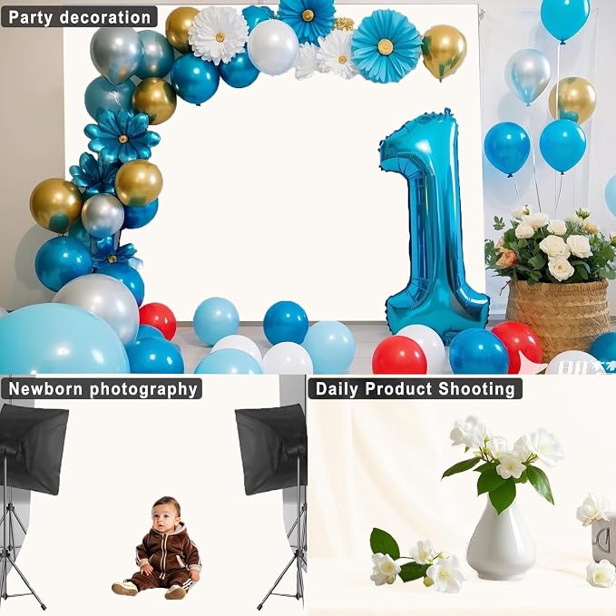 Ivory Photography Backdrop for Photoshoot, 10x10 FT | Versatile Studio Photo - Image 4