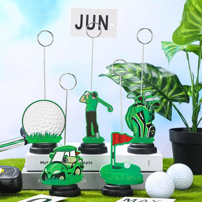 RattanView 5 Pcs Golf Ball Photo Balloon Holder Table Centerpieces Holders Golf - Image 4