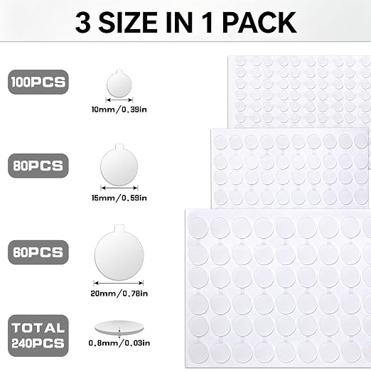 240 Pieces Double Sided Adhesive Dots - Image 4