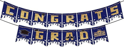 Congrats Grad Banners, Congratulations Grad Banner, Graduation Decorations by Unknown