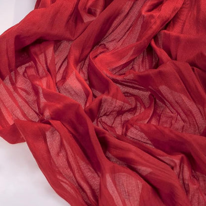 Cheesecloth Table Runner Summer Boho Wedding Birthday Party Home Decor | Red - Image 3