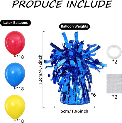 Blue Balloon Weights Pack of 6 - Image 5