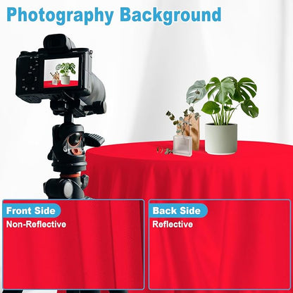 Red Photography Backdrop for Photoshoot, 10x10 FT | Versatile Studio Photo - Image 7