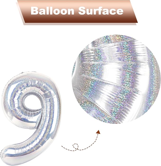 Laser Silver 1 Balloon - Image 7