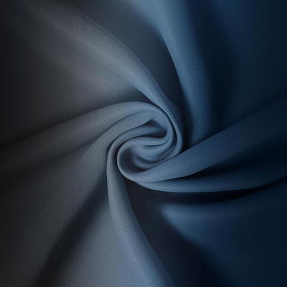 Yakamok Blackout Ombre Dark Blue and Black Curtains - Image 7