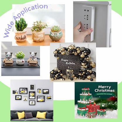 160 Pcs Sticky Tack, Double Sided Sticky Dot, No Trace Poster Adhesive Putty - Image 5