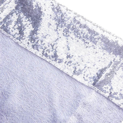 SquarePie 10x10ft Silver Sequin Backdrop, High Density Non-Transparent Glitter - Image 6