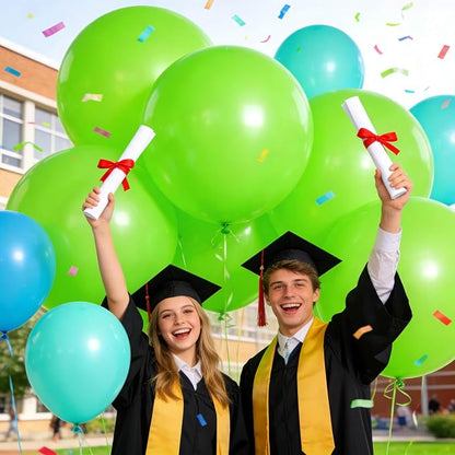 32Pcs Light Green Big Balloons 18 Inch - Image 7