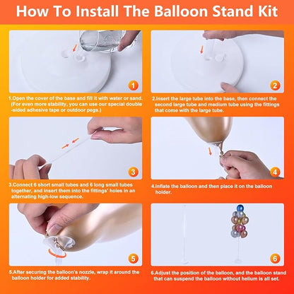 4 Sets of Balloon Stand Kit - 62in Balloon Stands - Image 3