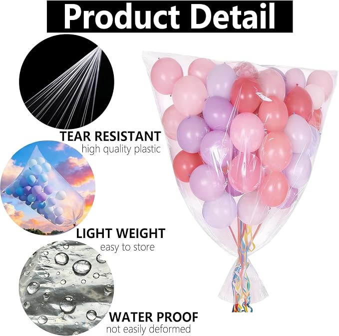 4 Pack 98.4 x 59.1 Inch Balloon Transport bags - Image 3