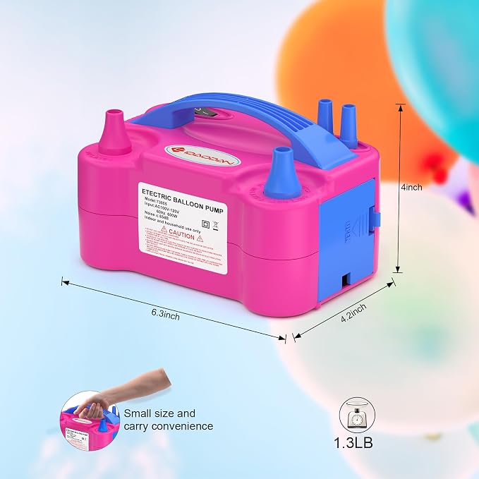 IDAODAN Electric Balloon Pump, Portable Electric Balloon Blower Machine - Image 5