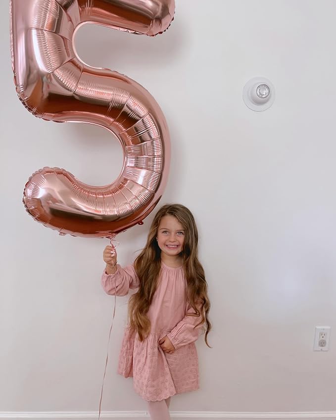 Rose Gold 15 Balloon - Image 3
