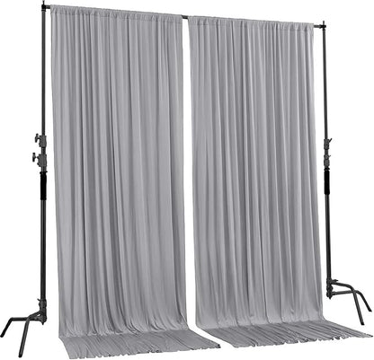 AK TRADING CO. 10 feet x 10 feet Polyester Backdrop Drapes Curtains Panels - Image 2