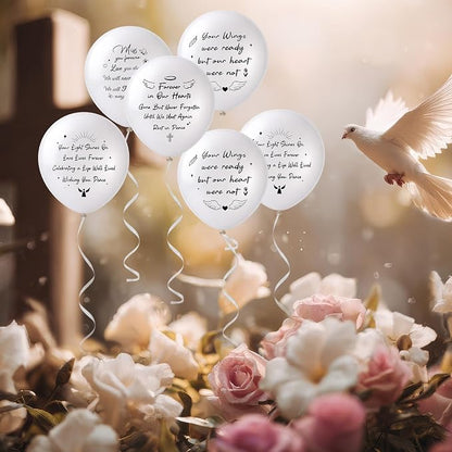 60 Pcs Memorial Balloons 12 Inch Latex Balloons - Image 5