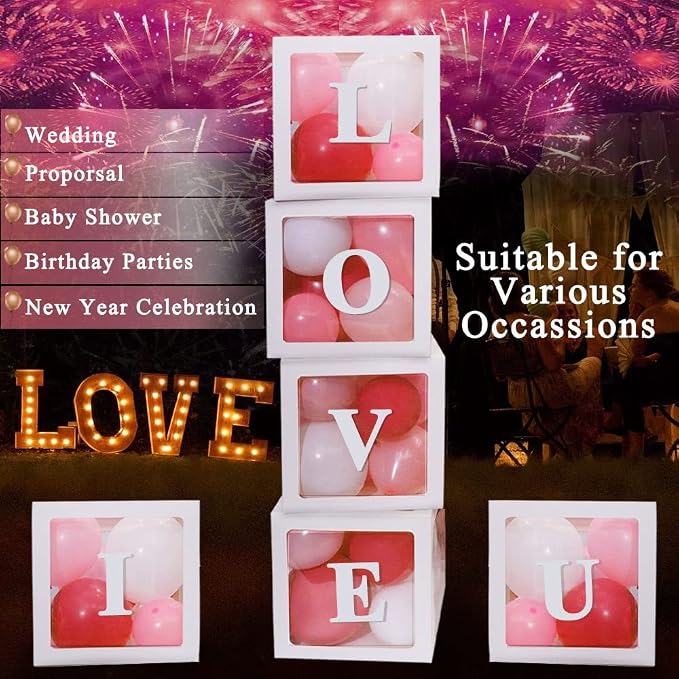 Ledido Transparent Balloon Boxes - Image 5