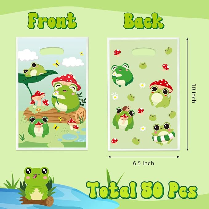 ANGOLIO Frog Party Favor Bags - Image 2