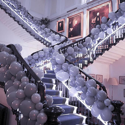 PartyWoo Dusty Purple Balloons 50pcs Lavender Lilac Boho Neutral Color | 12 - Image 9