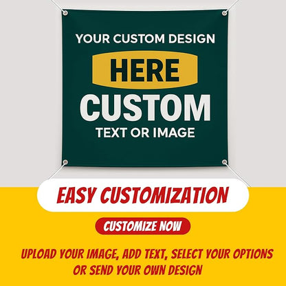 Custom Vinyl Banner with 150+ Sizes – Personalized Outdoor or Indoor Sign – Any - Image 3