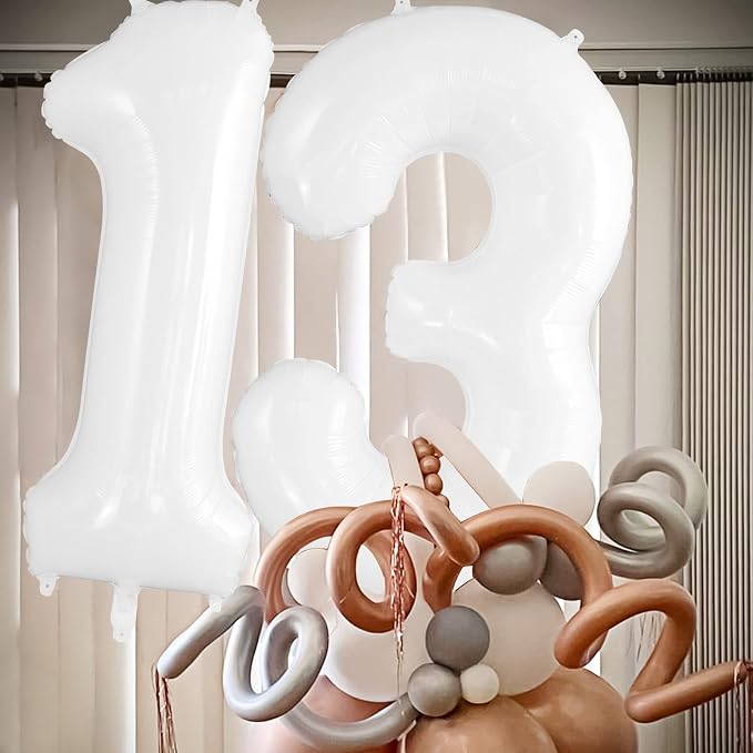 13 Balloon Numbers, Large 13 or 31 Foil Balloons, Big Number Balloon 40 Inch - Image 4