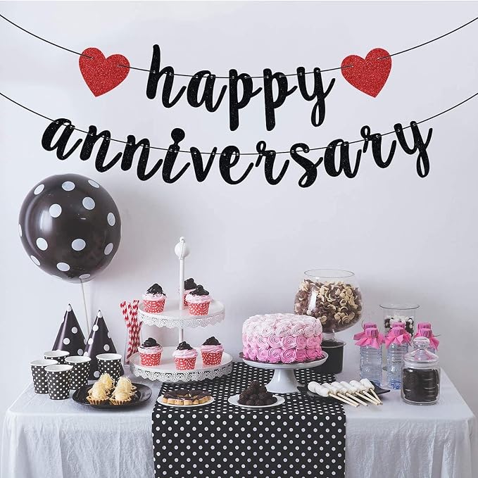 Happy Anniversary Banner, Anniversary Party Decorations, We Still Do, Happy - Image 2