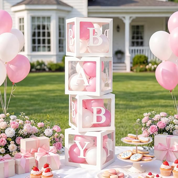 RUBFAC Baby Boxes for Baby Shower Decoration by RUBFAC
