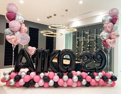 Black Letter I Balloons, I Balloon 40 Inch I Balloon Letter - Image 4