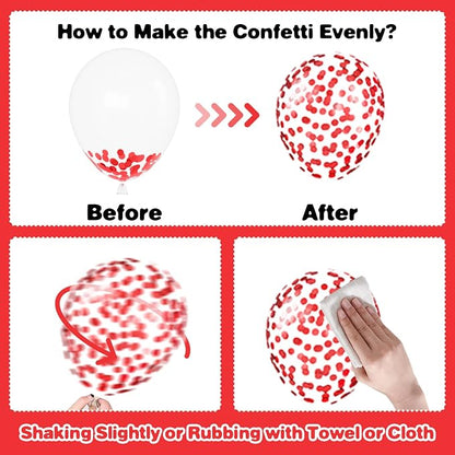 Valentine's Balloons, 12 Inch Latex Balloons - Image 7