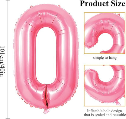 Number 20 Balloons for 20th Birthday Party Decorations, 0-100 Large No.20 - Image 2