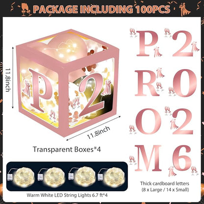 100Pcs Pink Prom Decorations 2026 - Image 3
