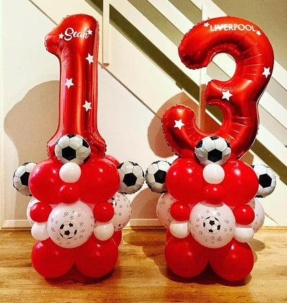 40 Inch Red 13 Number Balloons Giant 13 or 31 Balloons Red Birthday 13 Balloons - Image 6