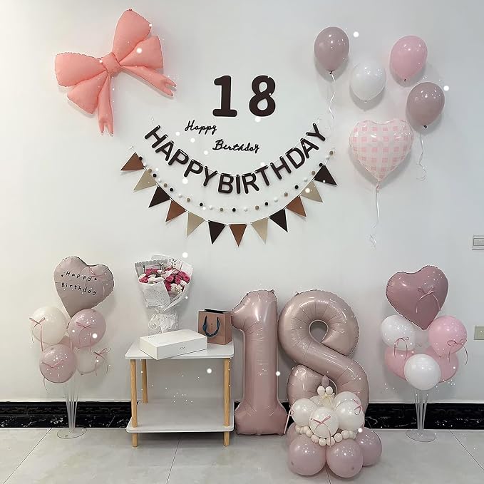 40 Inch Pink Number 1 Foil Balloon - Image 4