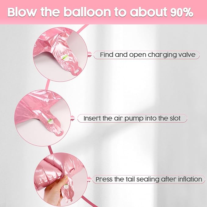 40 Balloon - Pastel Pink Birthday Number Balloons, 40 Inch Decorations | Pastel - Image 6