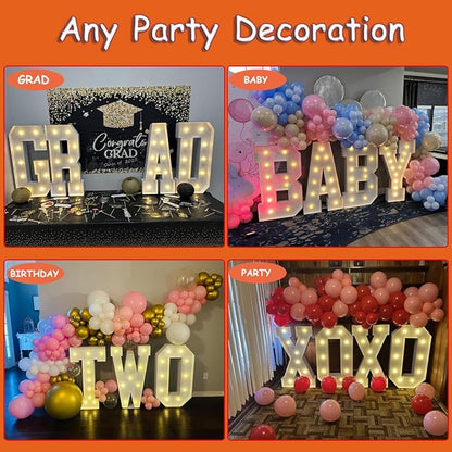 3FT Marquee Light Up Letters, Large Marquee Letters, Big Letters - Image 6