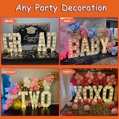 3FT Marquee Light Up Letters, Large Marquee Letters, Big Letters - Image 6
