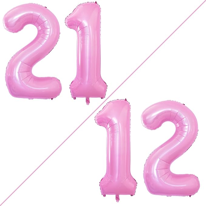Number 12 Balloons for 12th Birthday Sweet 12 Party Decorations, 42 Inch Jumbo by GOER