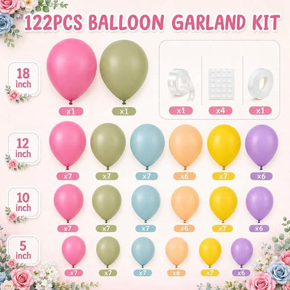 Flower Balloon Arch Kit - Image 2